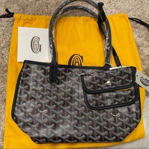 Goyard Anjou Reversible Tote Coated Canvas Mini